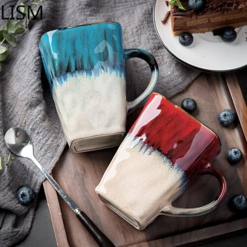 Coffee Mug Ceramic Travel Ceramic Coffee Mug with Lid Nordic Ceramic Coffee Mug Set Coffee Mug Free Shipping Breakfast Cup