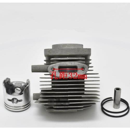 32mm Cylinder Piston Kit For JAPAN KAWASAKI TH23 Hedge Trimmer Brush cutter Engine Parts