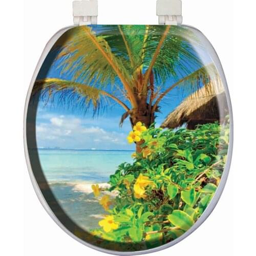 Softy Classic Pattern Soft Toilet Seat Cover White