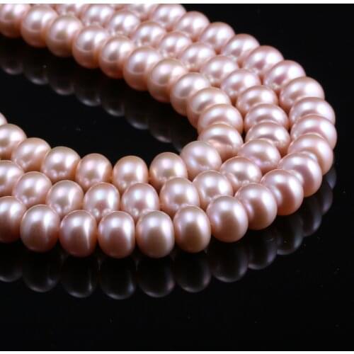Natural Freshwater Pearl All Round Pearl Pink DIY For Making Necklaces Bracelets And Earrings 10-11mm