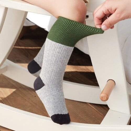 New spring kids socks boys socks children knee high socks girls non-slip color matching thin cotton mesh soft boneless socks