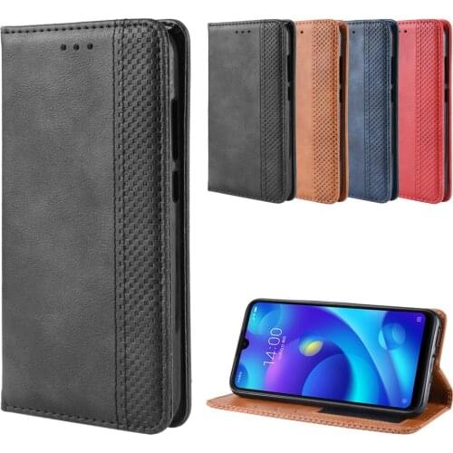 New For Xiaomi Redmi Note 7 Note7 Case Wallet Style Vintage Leather Phone Cover For Xiaomi Redmi Note 7 with Photo frame