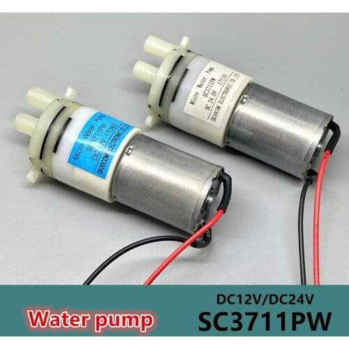 Brand new SC3711PW 12V 24V dual orifices 5W water pump self-priming 370 pump