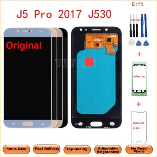 Original LCD For Samsung Galaxy J5 2017 J5 Pro LCD J530 J530F J530M SM-J530F J5 Pro Display LCD Touch Screen Digitizer Parts