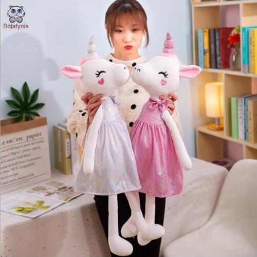 BOLAFYNIA unicorn girl gift Plush Toys doll birthday Christmas gift children Stuffed toy cute unicorn