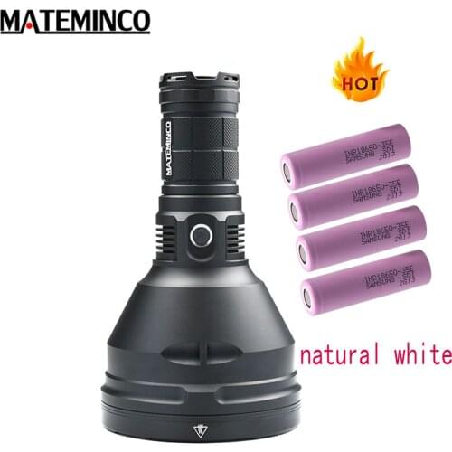 Mateminco MT35 Plus Searchlight CREE XHP35 natural white Hi max 2700 Lumen torch Beam distance 2416 Meter Long Rang Flashlight