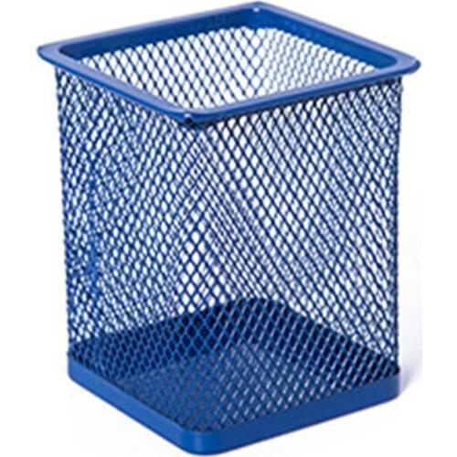 10cm Mesh Metal Pen Holder Pencil Brush Pot Storage Container Office Desk Organizer School student kids Storage Pencil Holder