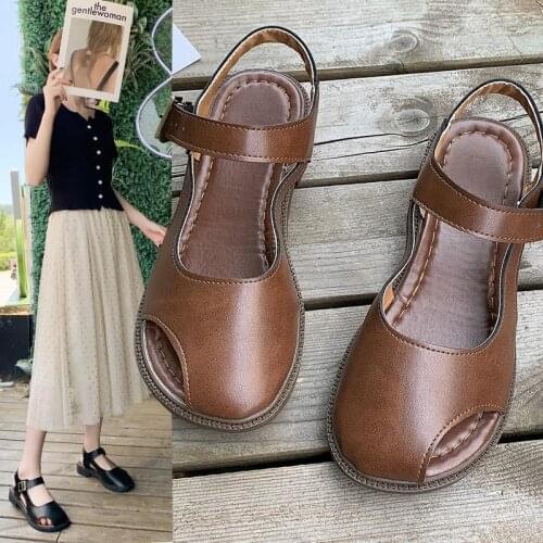 Mary Jane Small Leather Shoes Female Wild British Style Japanese Retro Skirt With Single Shoes Jk Uniform Summer