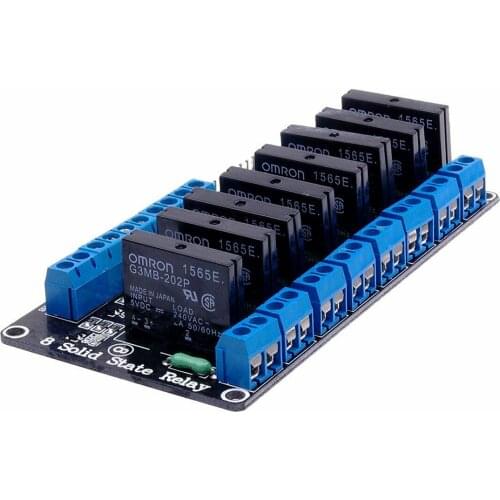 5V 8 Channel 240V SSR Low Level Solid State Relay