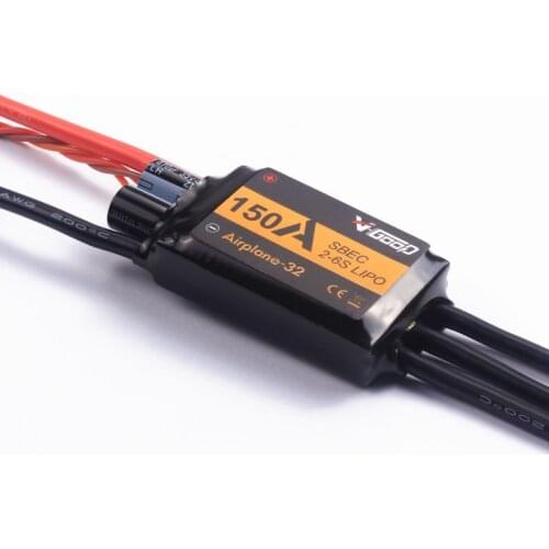VGOOD Airplane32 A32 150A Airplane Brushless ESC 5.5V/5A SBEC 2-6S LIPO for RC Model 3D Ducted Airplane Fixed-Wing DIY Parts