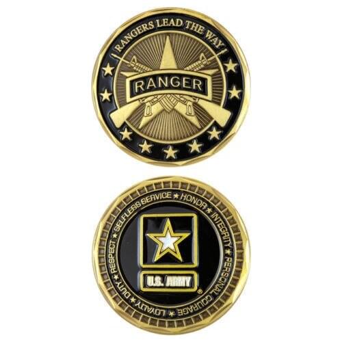 High quality Custom coins low price U.S. Rangers Lead the Way Ranger Challenge Coin hot sales usa coins military