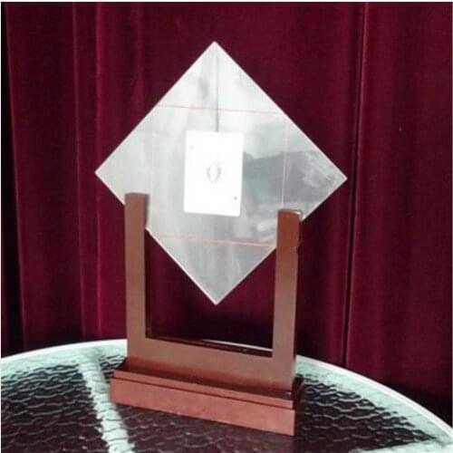 Top Quality TV Card Frame - Wood,stage magic,Card Magic,Magic Accessories,Party Trick,Gimmick,Fun,Magia Toys,Joke,Classic Magie