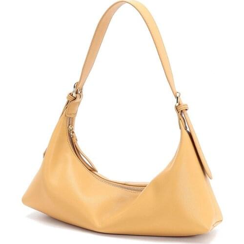 2021 Genuine Leather Shoulder Bags For Women High Quality Hobos Women Handbags Luxury Brand Designer Crossbody Bags Underarm Bag