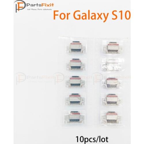 10pcs Power Charging Port Connector for Samsung Galaxy S10 USB Charger Jack Connector Charging Dock Charge Socket Port Jack Plug
