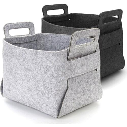 Large Capacity Storage Basket Collapsible Convenient Laundry Bin For Organizer Book Clothes Home Storage Organization