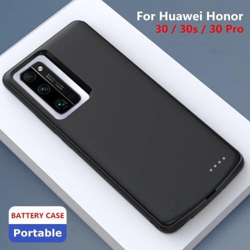 6800mAh Slim Battery Charger Cases For Huawei Honor 30 Pro Battery Case Power Bank Charging Cover For Honor 30S 30 Battery Cover
