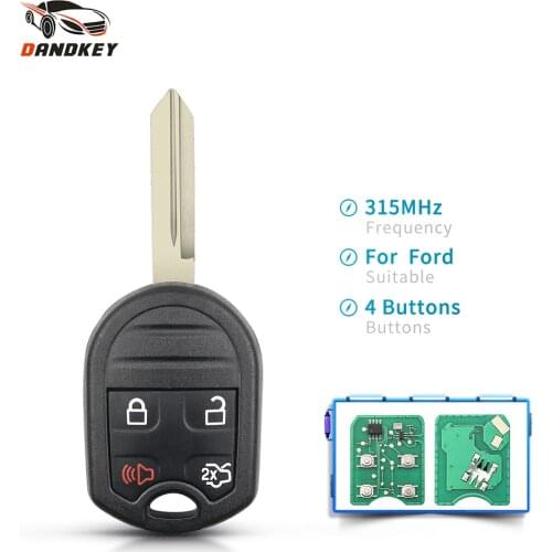 Dandkey CWTWB1U793 Remote Key 315MHz 4D63 80bit For Ford Edge Escape Expedition Explorer Fusion Mustan Taurus For Mazda Tribute