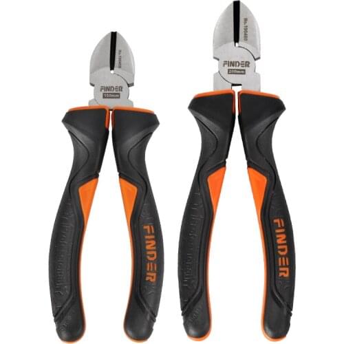 6/8" Diagonal Pliers Wire Crimping Tools Wire Stripper Multi Tool Industrial Grade High Carbon Steel Diagonal Side Cutting Plier