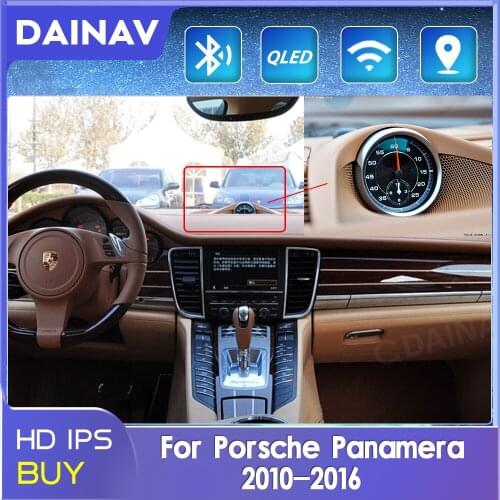FOR Porsche Panamera 2010-2016 car interior dashboard stopwatch decoration clock time FOR Porsche Panamera