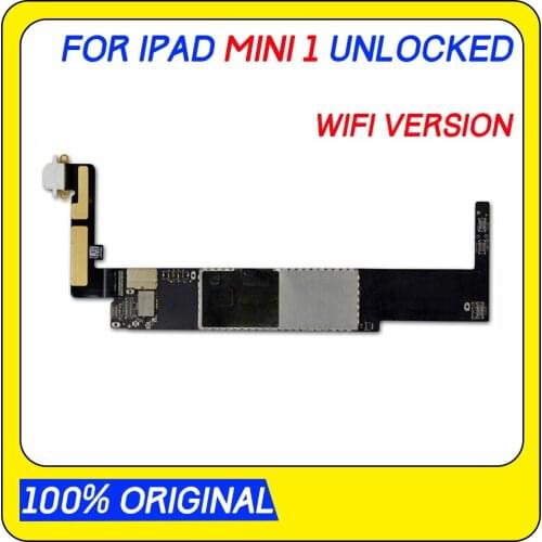 Good working Motherboard For Ipad mini1 Wifi / wifi - 3G Unlocked logic boards For Ipad mini 1 replacement mainboard with chips