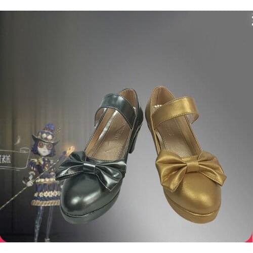 Game Identity V Helena Adams Dark Gold Cake Cosplay Shoes Halloween Carnival Fancy Party Cosplay Props Toys Birthday Gifts
