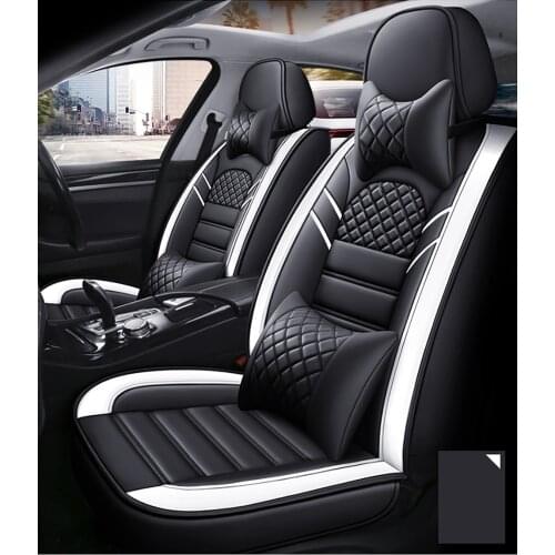Kalaisike Leather Universal Car Seat covers for Isuzu all models D-MAX mu-X 5 seats auto accessories car styling
