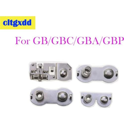 Cltgxdd 2pcs Battery terminals for nintendo game boy advance, spring battery terminals for game console gbp gba gbc