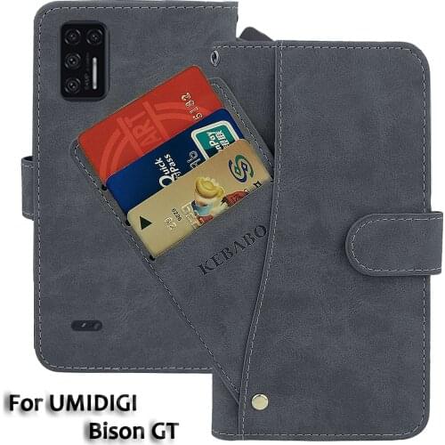 Leather Wallet UMIDIGI Bison GT Case 6.67" Flip Fashion Luxury Front Card Slots Cases Cover Business Magnetic Phone Bags