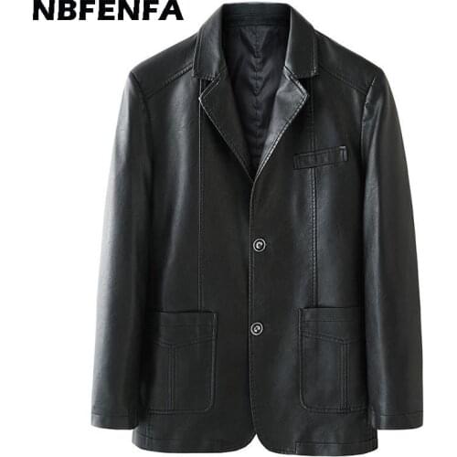 Men Faux Leather Jackets PU Coats Solid Vintage Outwears Outdoor Sport Biker Motorcycle Jacket Autumn Spring Men Clothing LX027