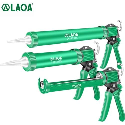 LAOA 9''/15'' Labor-saving Glass Caulking Gun Manual Gun for Windows or Doors Rotating 360° Household Gualk Tools