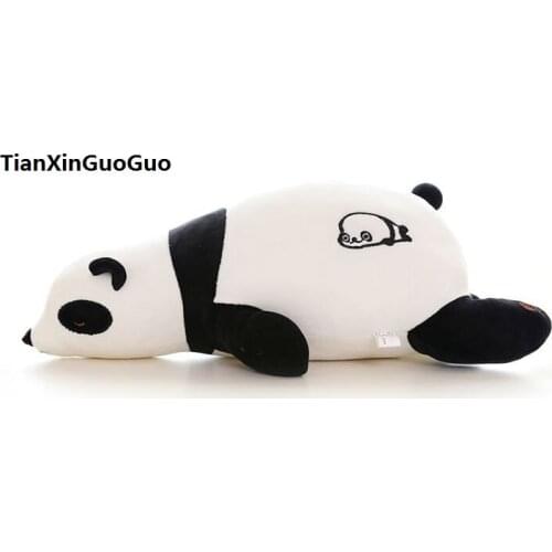 New arrival about 50cm cartoon prone panda plush toy very soft doll pillow Valentines Day gift w2563