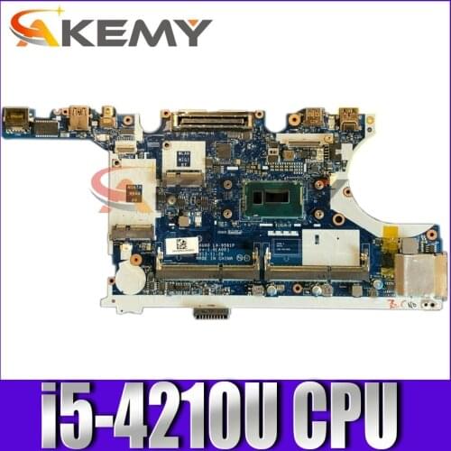 Original Laptop motherboard For DELL Latitude E7440 i5-4210U Mainboard CN-060NK7 060NK7 LA-9591P SR1EF DDR3