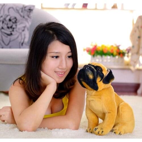 Creative Personality Simulation squatting Dog Pillow Plush Toy Dolls Shabu dog Plush doll for birthday gift toys for children