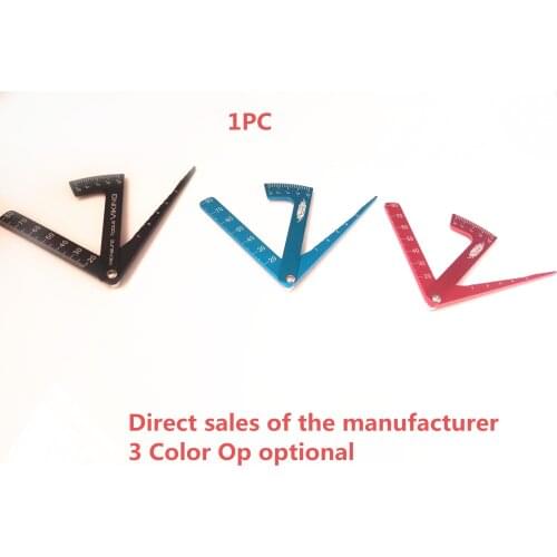 Adjustable Ruler Adjusting Height And Wheel Rim Camber Multi-functional Multi Angle Measuring Template Tool RC Accessory