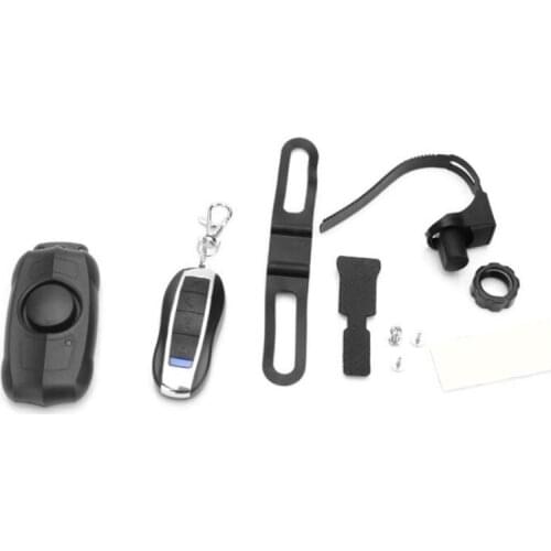 Remote Control Wireless Bike Security Alarm USB Charging Bicycle Anti-Theft Lock Padlock Device Motorcycle Scooter Cycling Acces