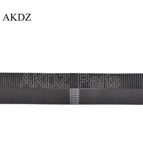 S2M Synchronous Timing belt Pitch length 760 width 6mm/9mm Teeth 380 Rubber closed S2M timing belt