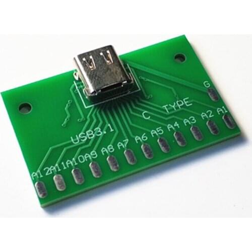 USB Type C Female Adapter TYPE-C Test Board