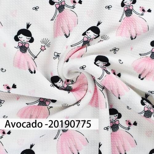 Huangtao Diy 95X70cm Printing Princess Cartoon Character Pattern Fashion Liverpool Bullet Fabric By Yard 100% Polyester Fabric