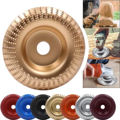 100 Angle Grinder Sanding Carving Rotary wheel Abrasive Disc for tea tray root carving wood quick polishing Shaping power tool