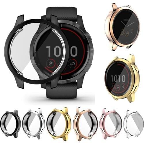 Protective Case For Garmin Venu 2 / 2S Protector Frame Cover Soft TPU Shell For Garmin Vivoactive 4S / 4 Smartwatch Case