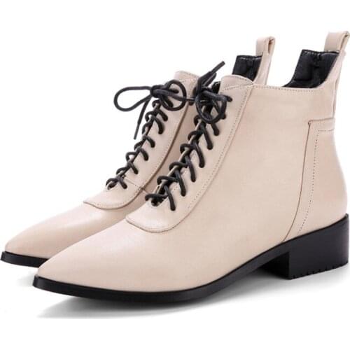 Big Size Ma'am Coarse heel Short boots Frenulum Fashion boot barrel High heel boots