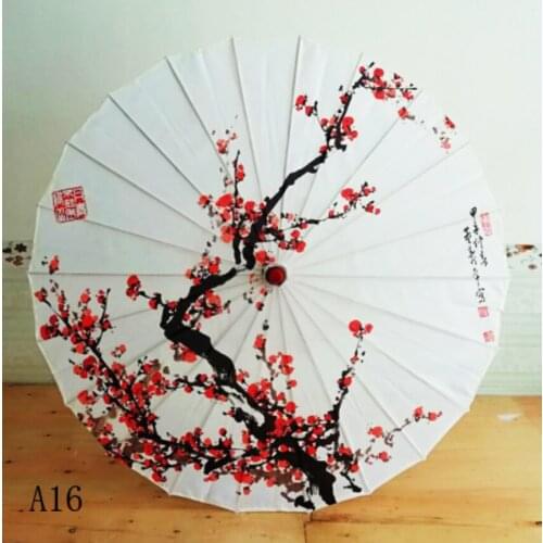 Silk Women Umbrella Japanese Cherry Blossoms Silk Ancient Dance Umbrella Decorative Umbrella Chinese Style Oil Paper Umbrella