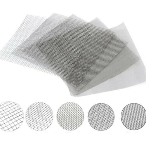100x50cm 304 Stainless Steel Filter Woven Wire Mesh Screening Metal Front Repair Fix Mesh Filtration Screen Sheet Filter Net