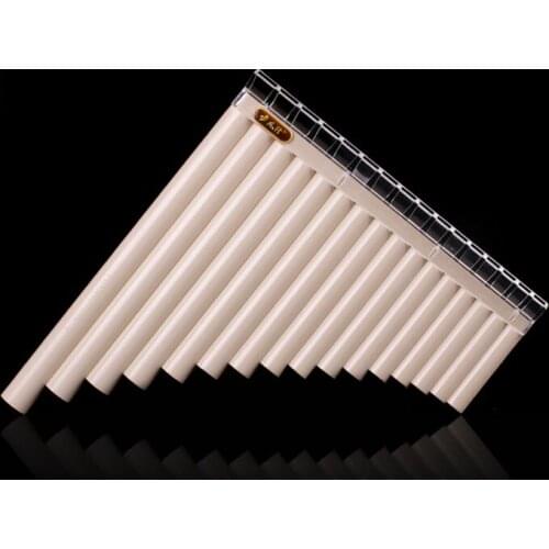 16/18 pipes Pan flute panfleet musical instruments xiao flute panflute C key