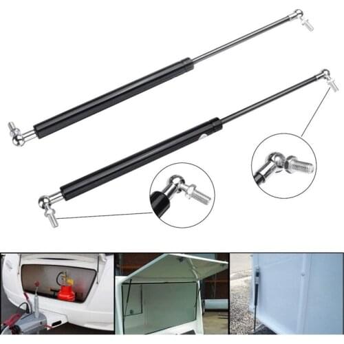 2Pcs Gas Struts Car Exterior Parts Handle Strut 8mm Shaft 430mm 150N Gas Spring Struts for Caravans Trailers Canopy Toolbox