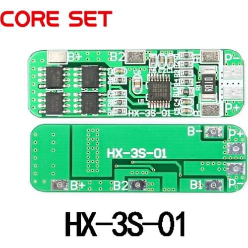 2PCS 3S 18650 6A 12V Lithium Li-ion Battery Charger Board Protection PCB BMS 18650 Battery Charging Module 3s Electronic DIY