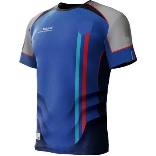 2020 Sports Riding Bicycle Cycling Motocross Jersey Off Road Motorcycle Breathable Shirts For BMW DH XC Dirt Bike Short Sleeve