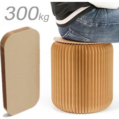 36x42cm Folding Portable Stool Ottoman Footstool Pouf Sofa Side Coffee End Table Space Saving Wedding Party Show Organ Bench