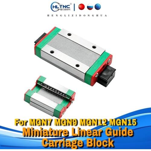MGN9H MGN9C MGN12H MGN12C MGN15H MGN15C MGN7H MGN7C carriage block for MGN9 MGN12 MGN15 linear guide for 3d printer CNC parts