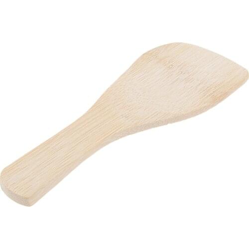 Wooden Shovel Spatula Turner Kitchen Cooking Tool Non-stick Short Handle